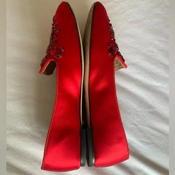 Tory Burch Delphine Logo Satin Loafer - Picture 12 of 12